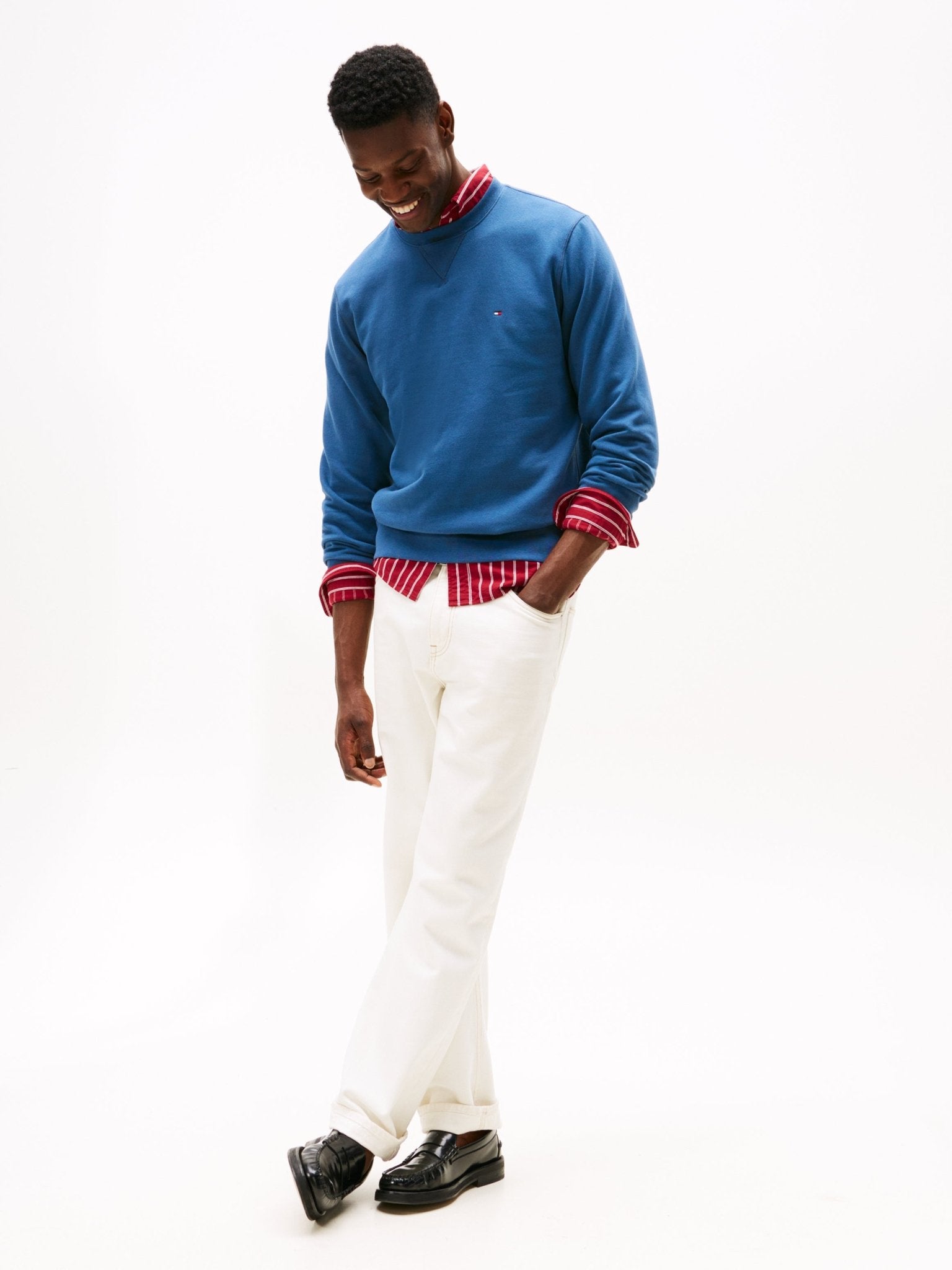 Tommy Hilfiger Essential Fleece Crew Sweatshirt - Matt O'Brien Fashions