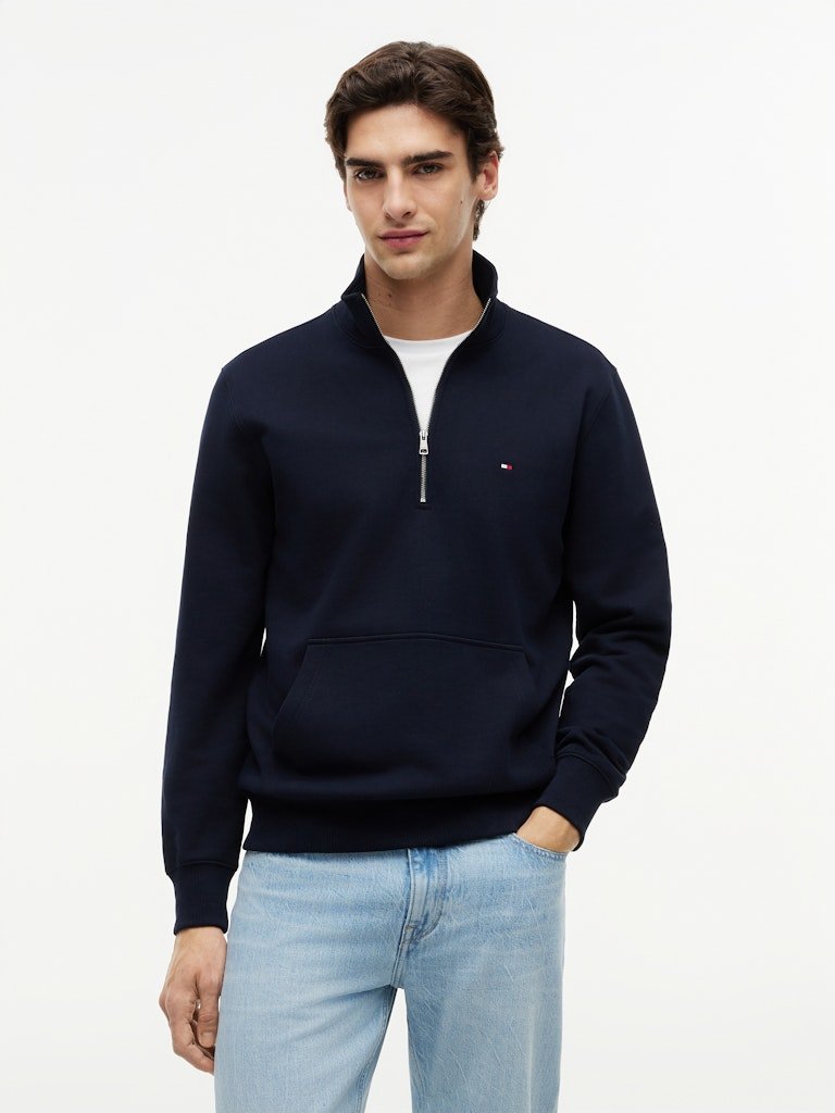 Tommy Hilfiger Essential Terry New 1/4 Zip Sweatshirt - Matt O'Brien Fashions