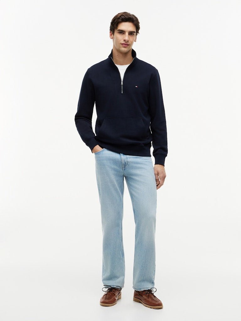 Tommy Hilfiger Essential Terry New 1/4 Zip Sweatshirt - Matt O'Brien Fashions