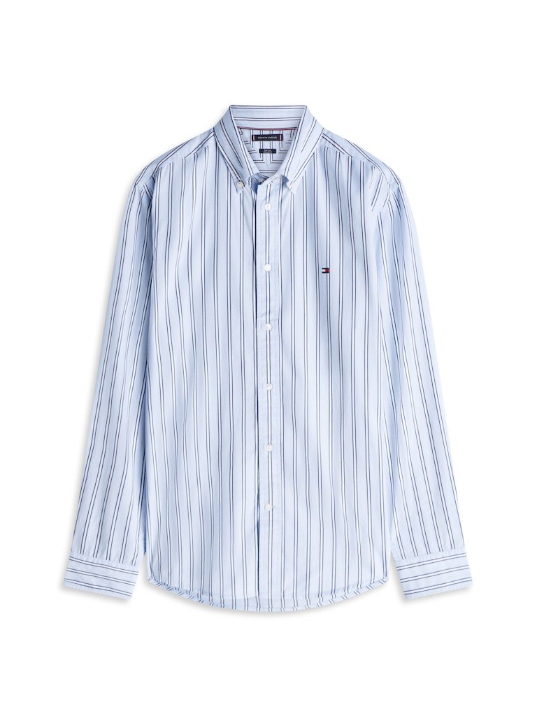 Tommy Hilfiger Flex Poplin Bold Stripe Regular Fit Shirt - Matt O'Brien Fashions