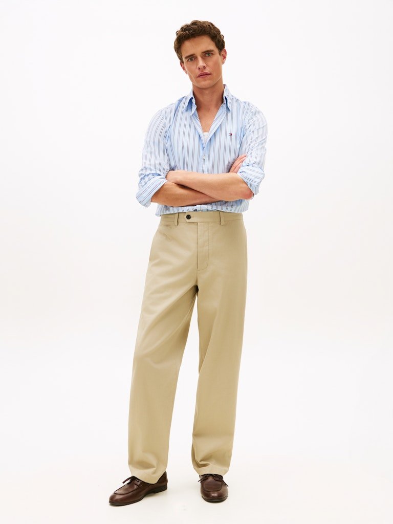 Tommy Hilfiger Flex Poplin Bold Stripe Regular Fit Shirt - Matt O'Brien Fashions