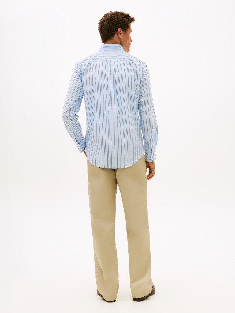 Tommy Hilfiger Flex Poplin Bold Stripe Regular Fit Shirt - Matt O'Brien Fashions