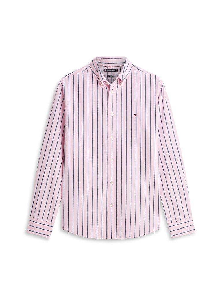 Tommy Hilfiger Flex Poplin Bold Stripe Regular Fit Shirt - Matt O'Brien Fashions