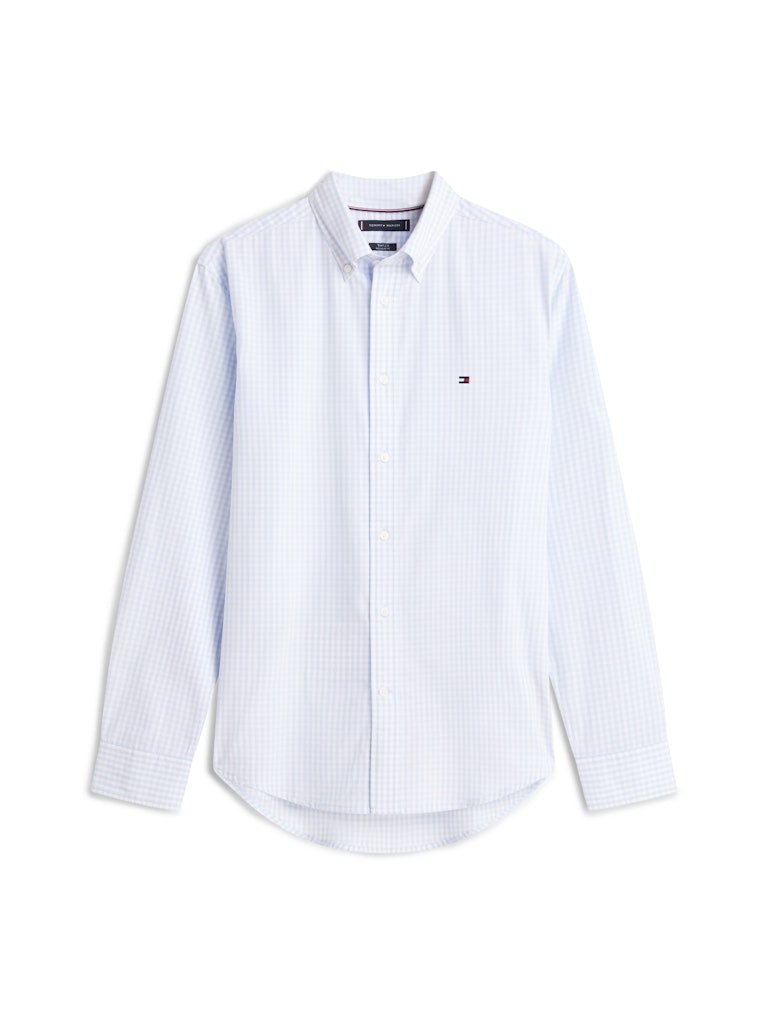 Tommy Hilfiger Flex Poplin Gingham Casual Shirt - Matt O'Brien Fashions