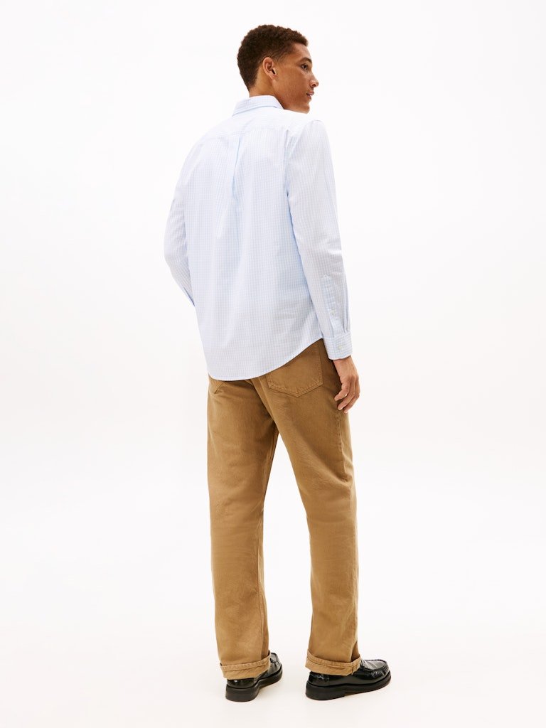 Tommy Hilfiger Flex Poplin Gingham Casual Shirt - Matt O'Brien Fashions