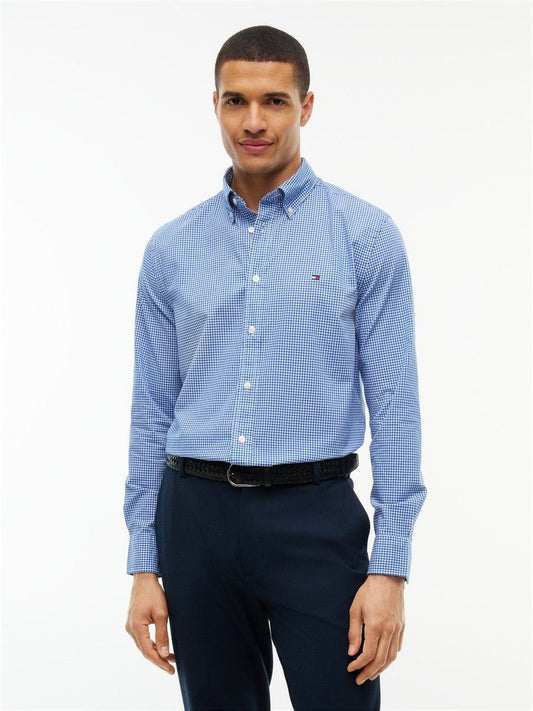 Tommy Hilfiger Flex Poplin Gingham Shirt - Matt O'Brien Fashions