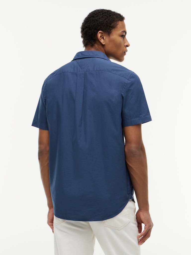 Tommy Hilfiger Flex Poplin Houndstooth Short Sleeve Shirt - Matt O'Brien Fashions