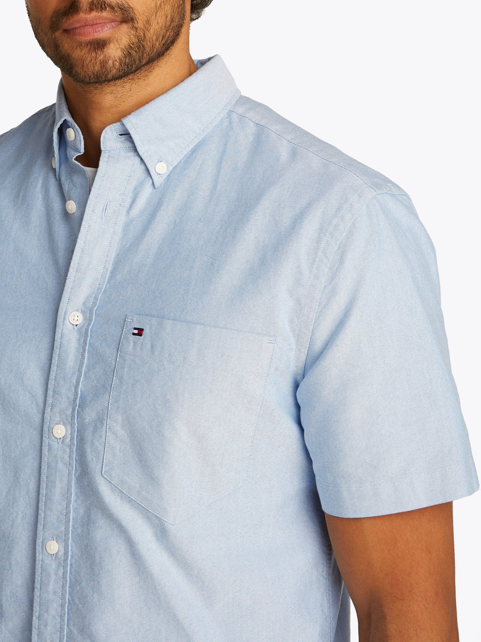 Tommy Hilfiger Heritage Oxford Short Sleeve Shirt - Matt O'Brien Fashions