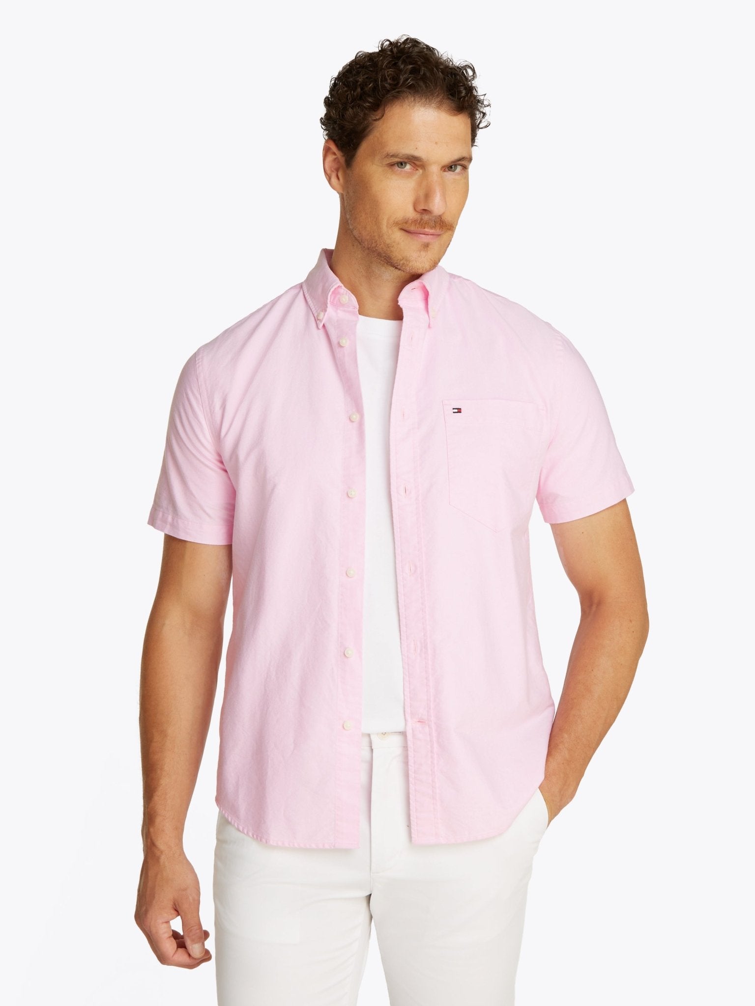 Tommy Hilfiger Heritage Oxford Short Sleeve Shirt - Matt O'Brien Fashions