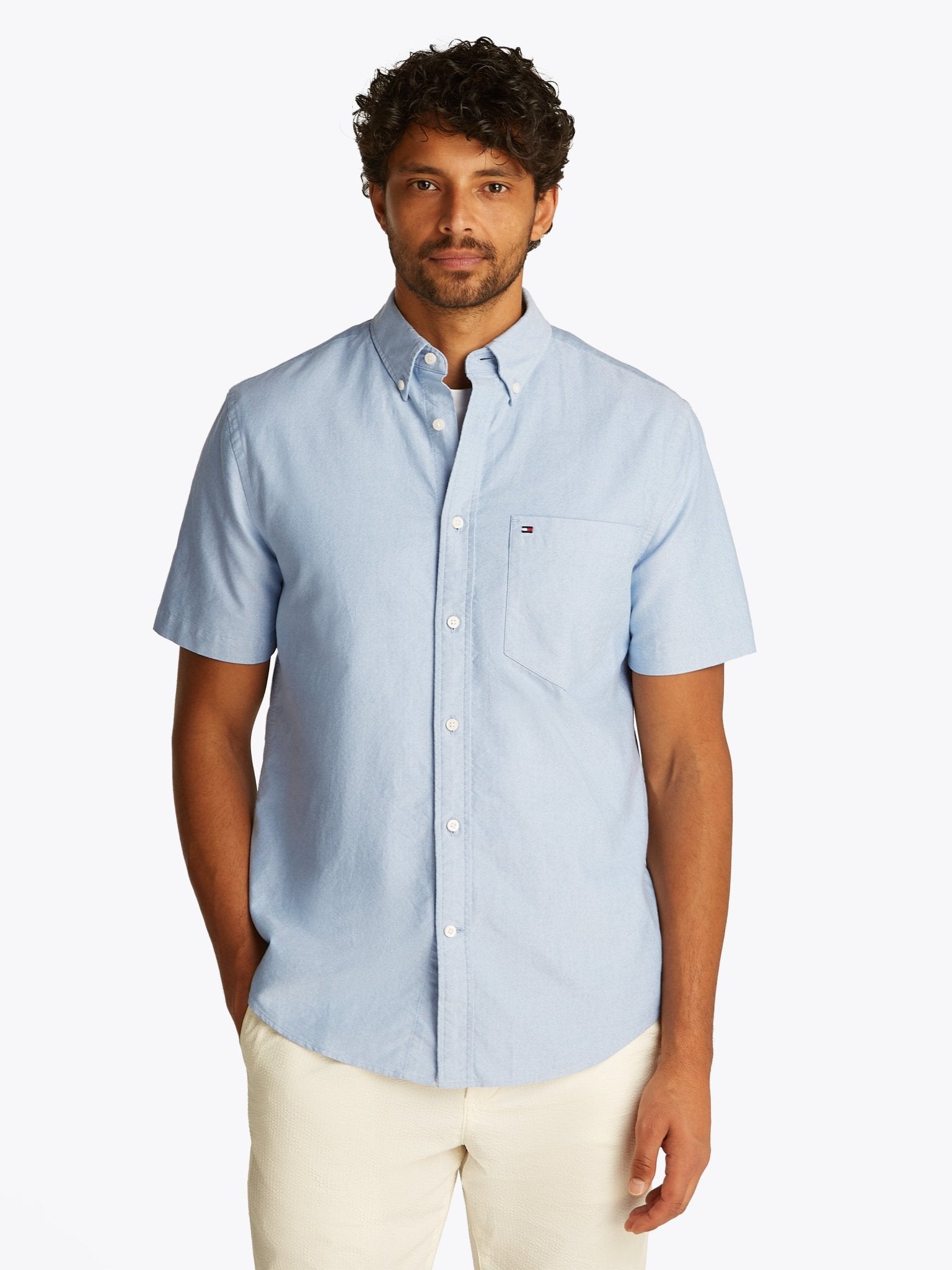 Tommy Hilfiger Heritage Oxford Short Sleeve Shirt - Matt O'Brien Fashions