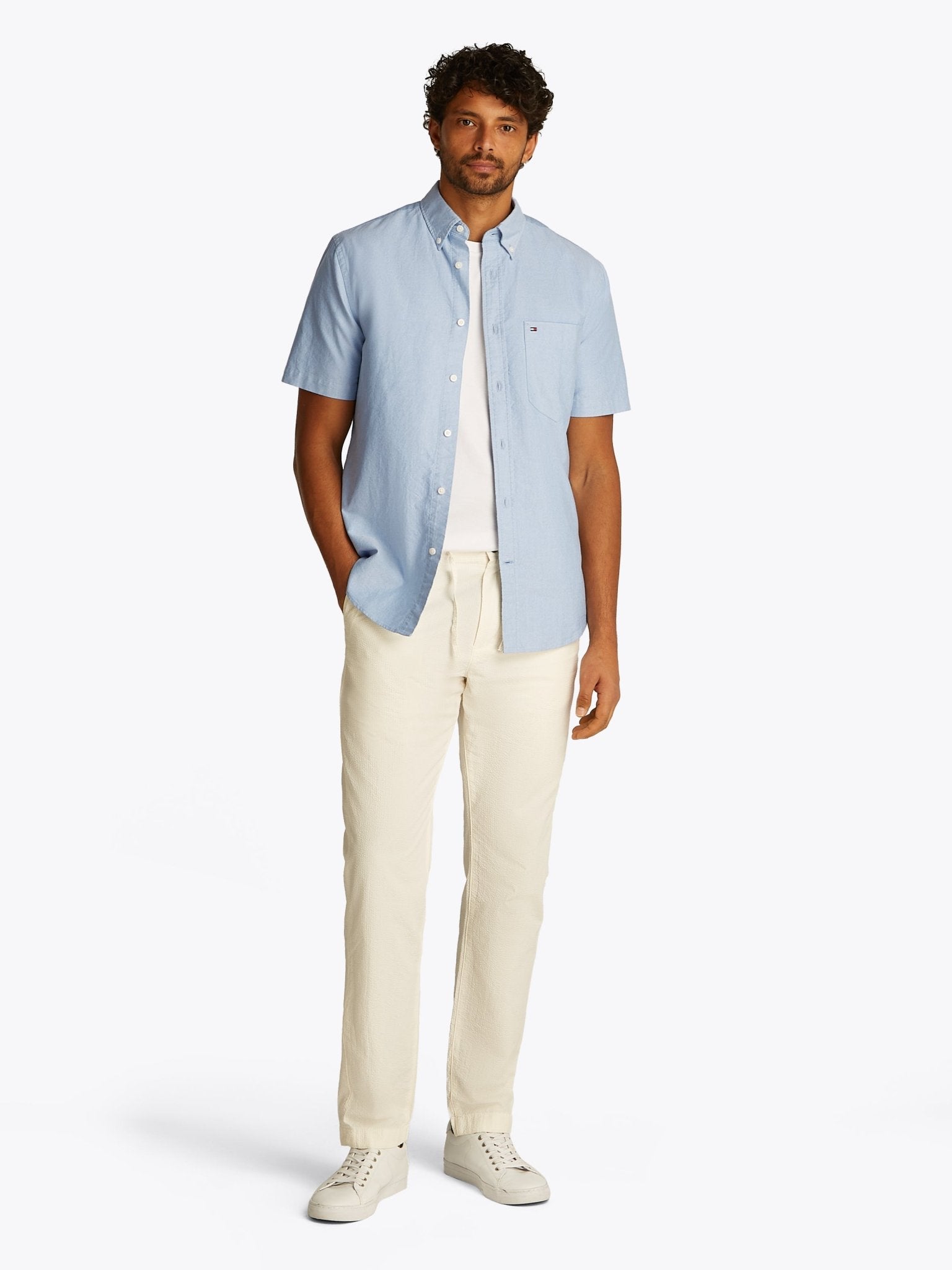 Tommy Hilfiger Heritage Oxford Short Sleeve Shirt - Matt O'Brien Fashions