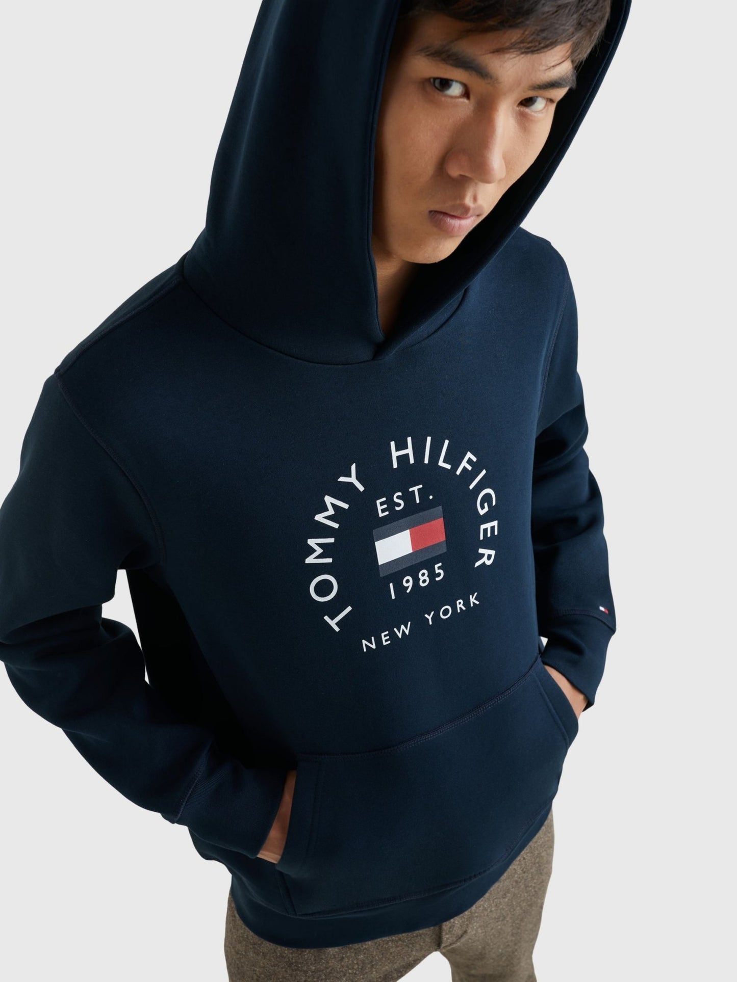 Tommy Hilfiger Hilfiger Flag Arch Hoody - Matt O'Brien Fashions