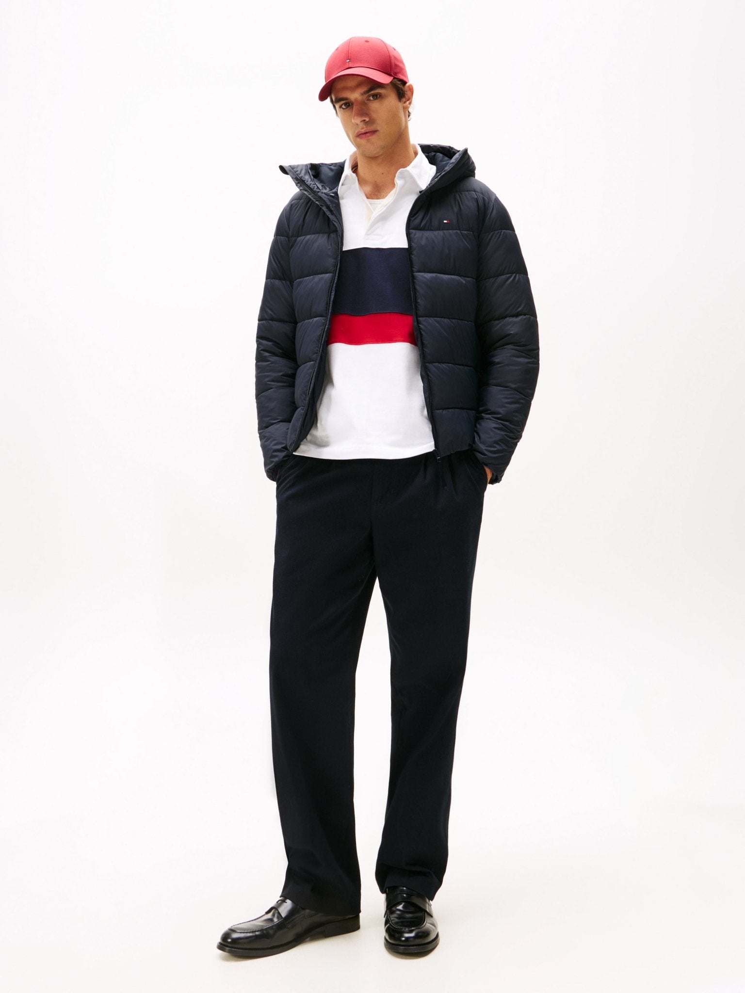 Tommy Hilfiger Mid Weight Hooded Jacket - Matt O'Brien Fashions