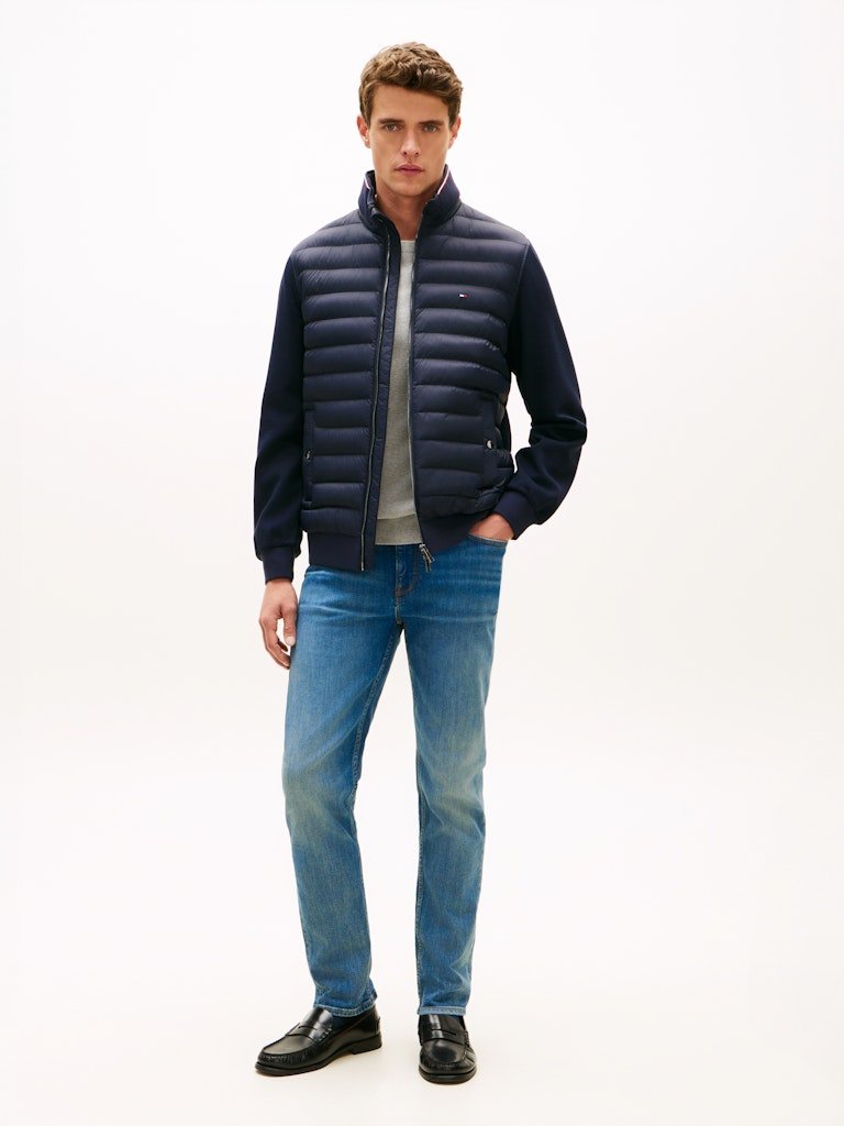 Tommy Hilfiger Mix Media RWB Stand Collar Jacket - Matt O'Brien Fashions