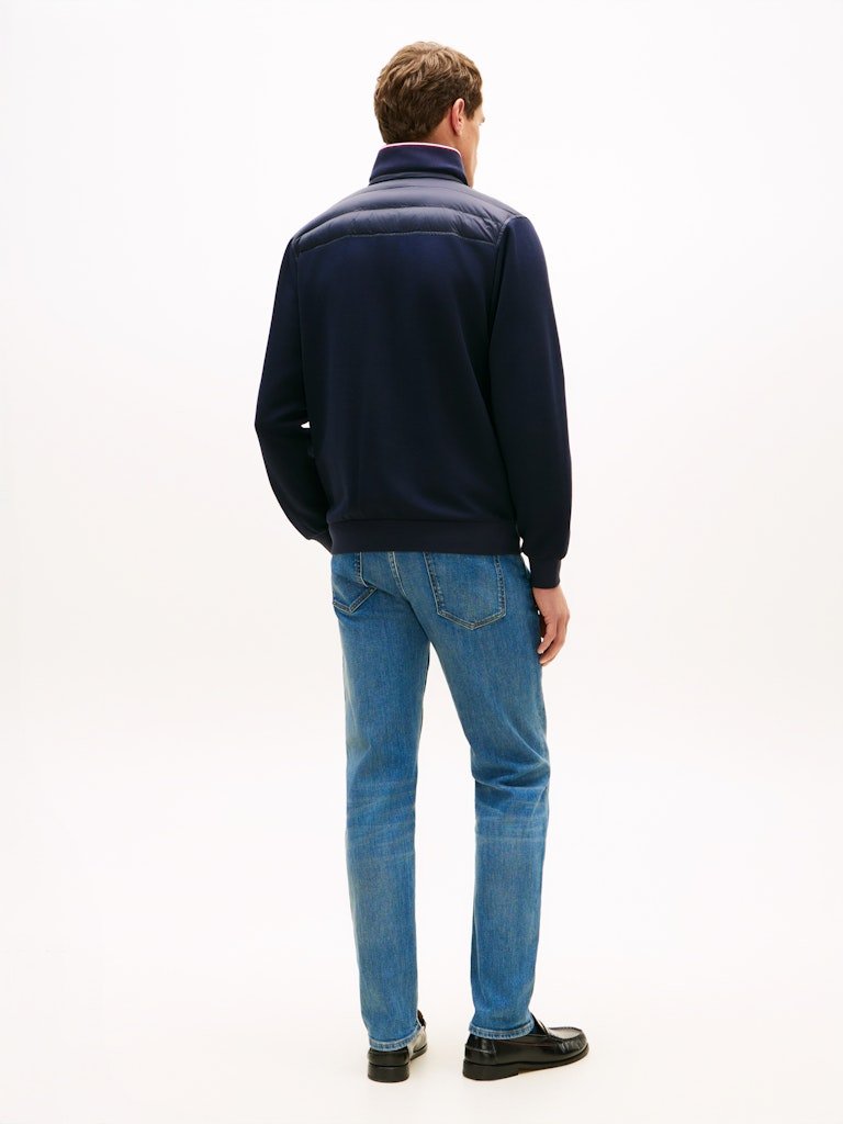 Tommy Hilfiger Mix Media RWB Stand Collar Jacket - Matt O'Brien Fashions