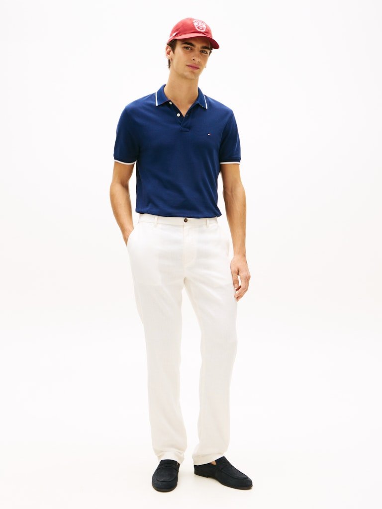 Tommy Hilfiger Pique Undercollar Reg Polo - Matt O'Brien Fashions