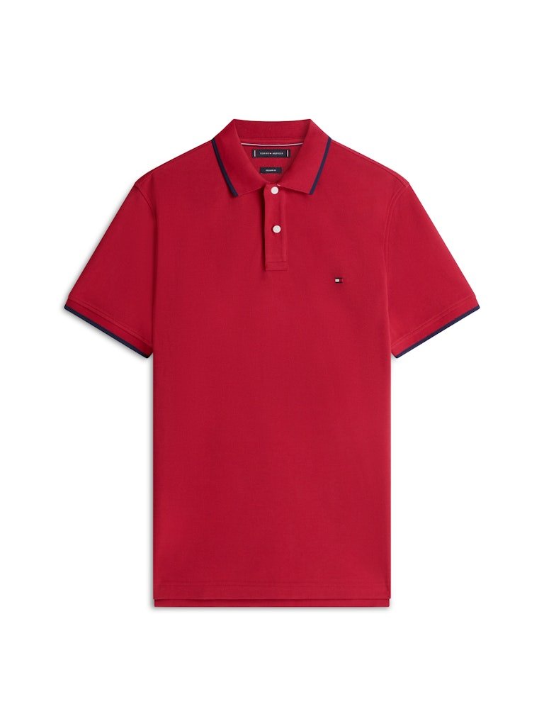 Tommy Hilfiger Pique Undercollar Reg Polo - Matt O'Brien Fashions