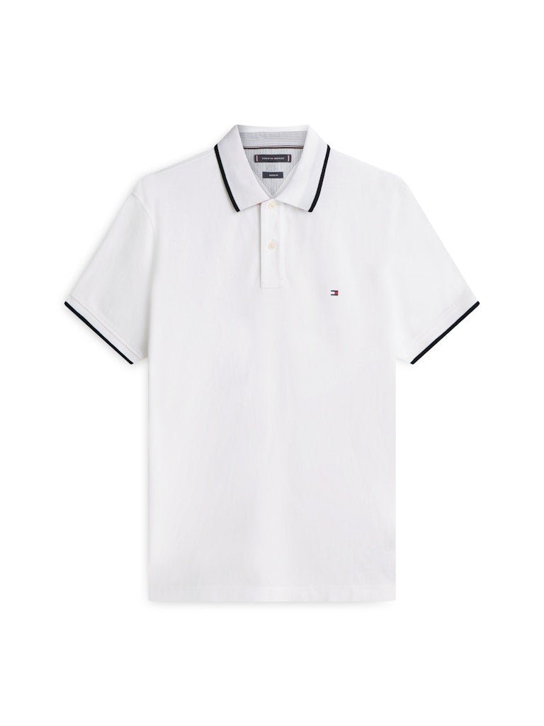 Tommy Hilfiger Pique Undercollar Reg Polo - Matt O'Brien Fashions