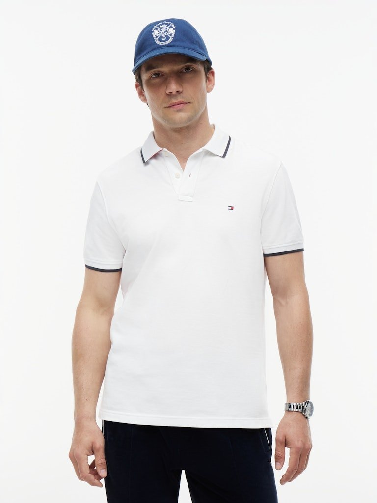 Tommy Hilfiger Pique Undercollar Reg Polo - Matt O'Brien Fashions