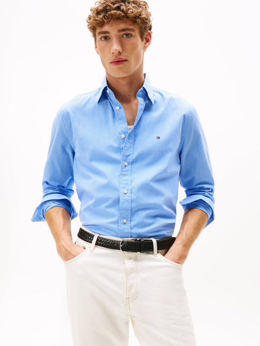 Tommy Hilfiger Reg Poplin Micro Gingham Shirt - Matt O'Brien Fashions