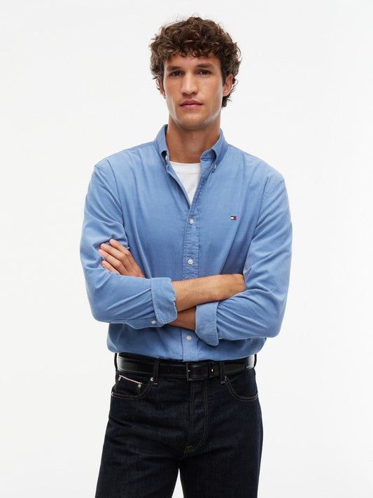 Tommy Hilfiger Solid Corduroy Shirt - Matt O'Brien Fashions