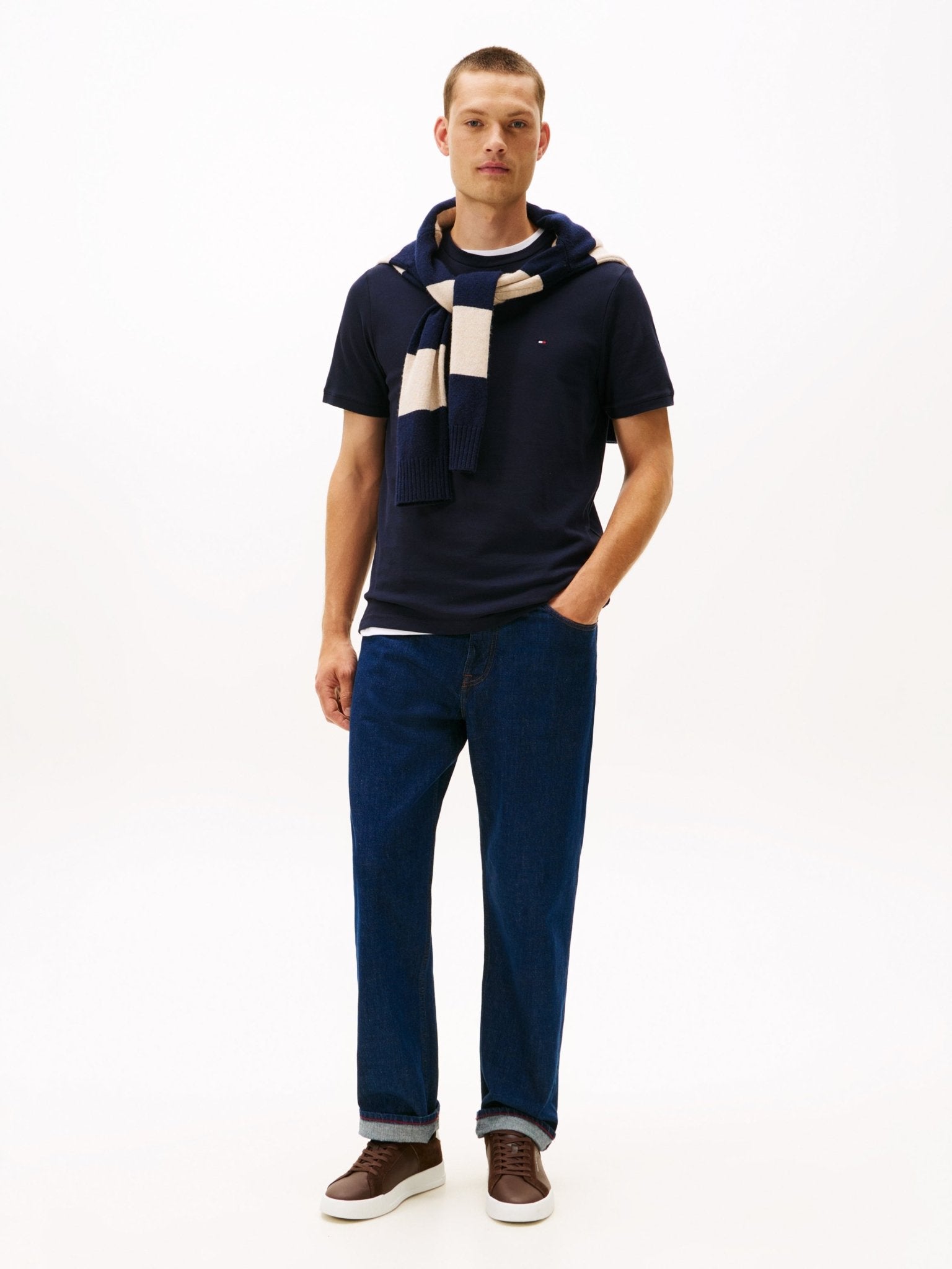 Tommy Hilfiger TH Court Nubuck Mix Sneaker - Matt O'Brien Fashions