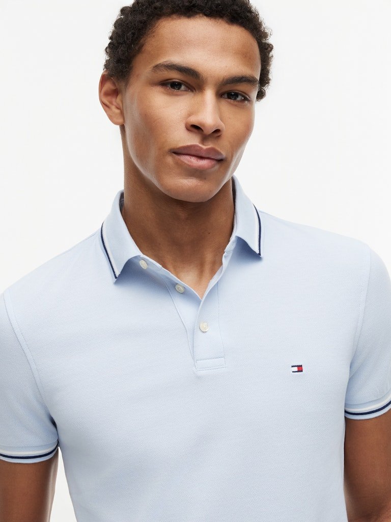 Tommy Hilfiger Tipped Slim Fit Polo - Matt O'Brien Fashions