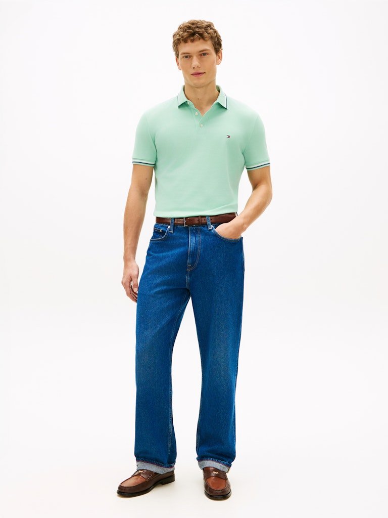Tommy Hilfiger Tipped Slim Fit Polo - Matt O'Brien Fashions