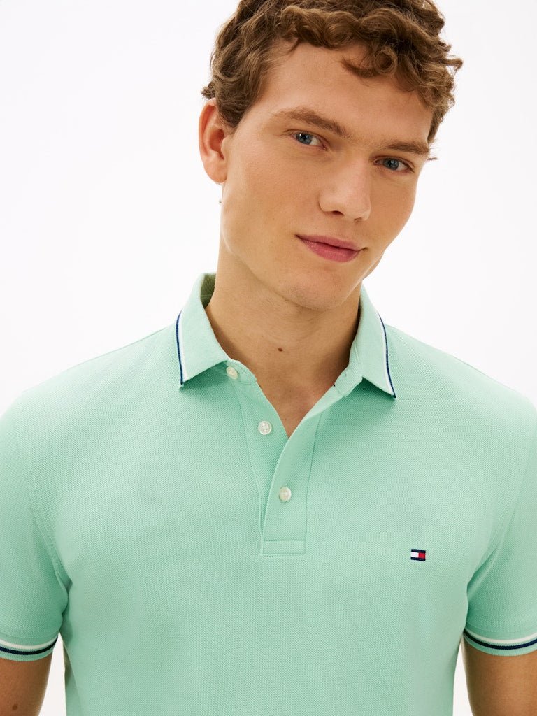 Tommy Hilfiger Tipped Slim Fit Polo - Matt O'Brien Fashions