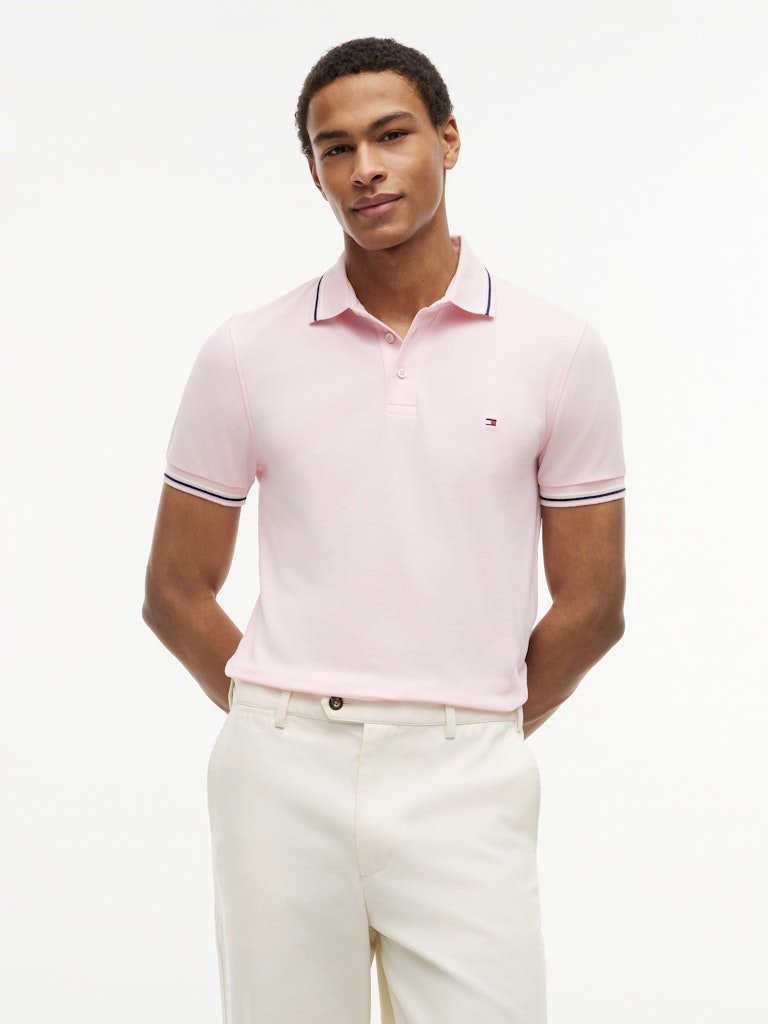 Tommy Hilfiger Tipped Slim Fit Polo - Matt O'Brien Fashions