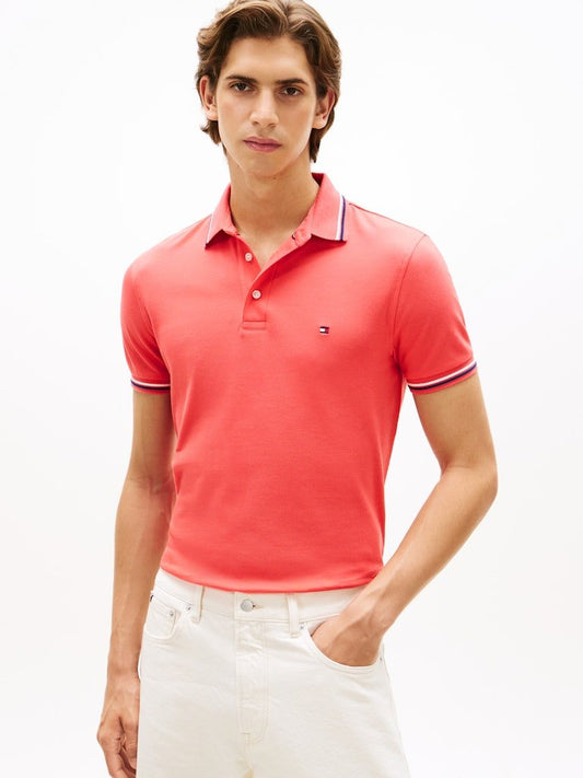 Tommy Hilfiger Tipped Slim Fit Polo - Matt O'Brien Fashions