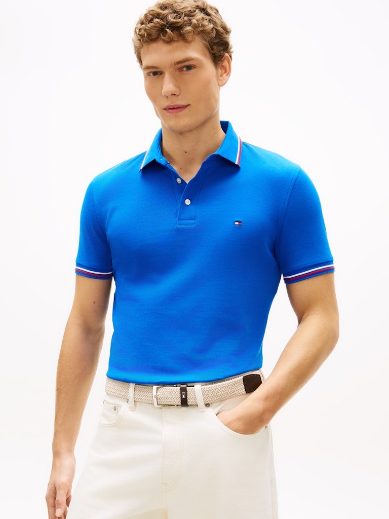 Tommy Hilfiger Tipped Slim Fit Polo - Matt O'Brien Fashions