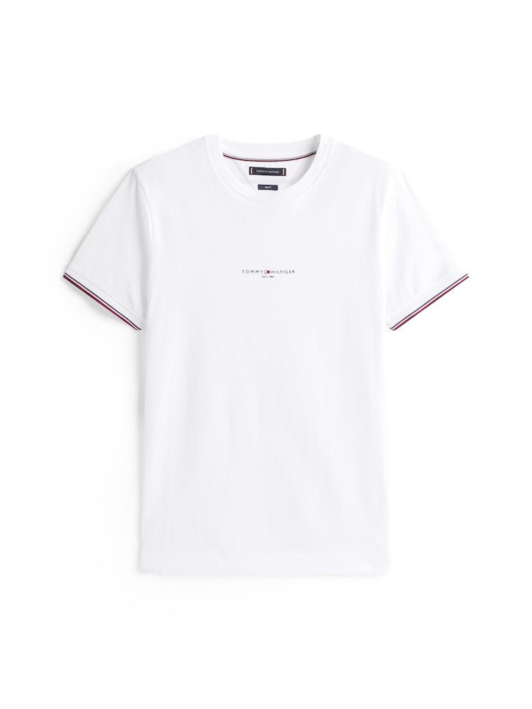 Tommy Hilfiger Tommy Logo Tipped T-Shirt - Matt O'Brien Fashions
