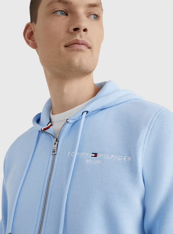 Tommy Hilfiger Tommy Logo Zip Through Hoodie Matt O Brien Fashions