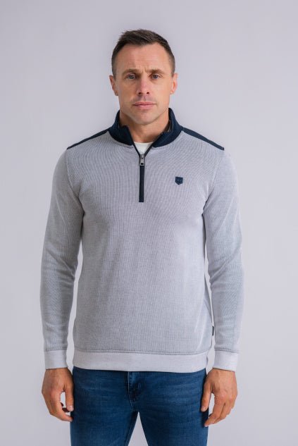 XV Kings Brisbane Quarter Zip Sweatshirt - Matt O'Brien Fashions
