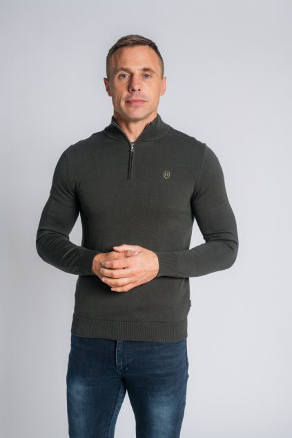 XV Kings Perpignan Quarter Zip Jumper - Matt O'Brien Fashions