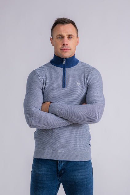 XV Kings Tullow Quarter Zip Jumper - Matt O'Brien Fashions