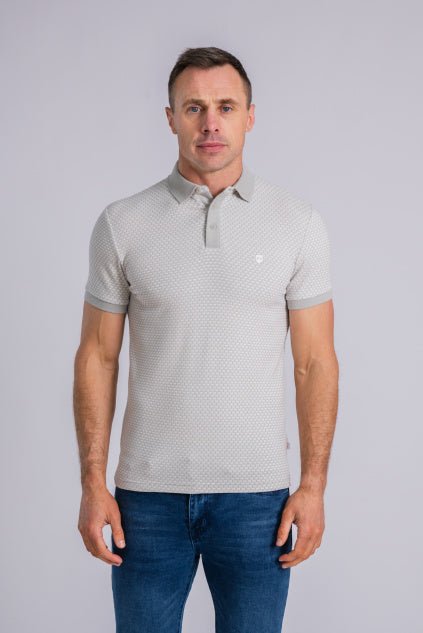 XV Kings Wallamba Contrast Collar Textured Polo - Matt O'Brien Fashions
