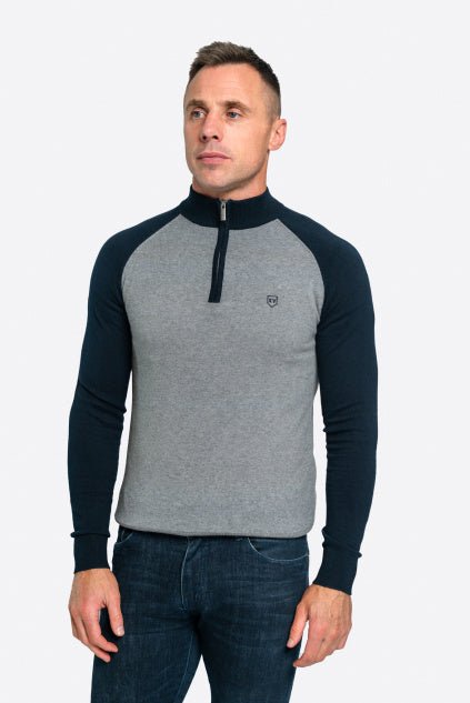 XV Kings Winterveldt Quarter Zip Jumper - Matt O'Brien Fashions