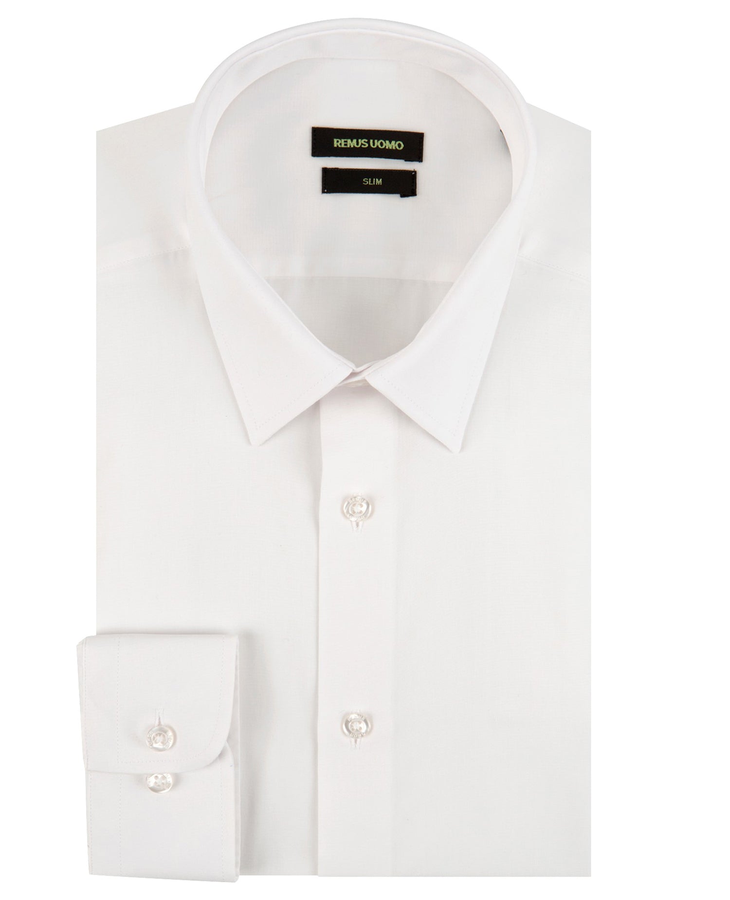 Remus Uomo 18600 Rome  Slim Shirt White