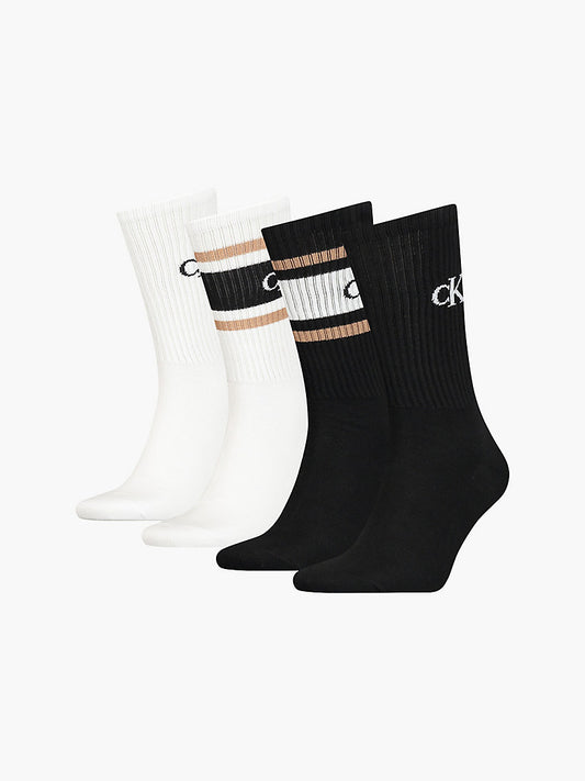Calvin Klein 4 Pack Sport Sock Gift Set Black Combo