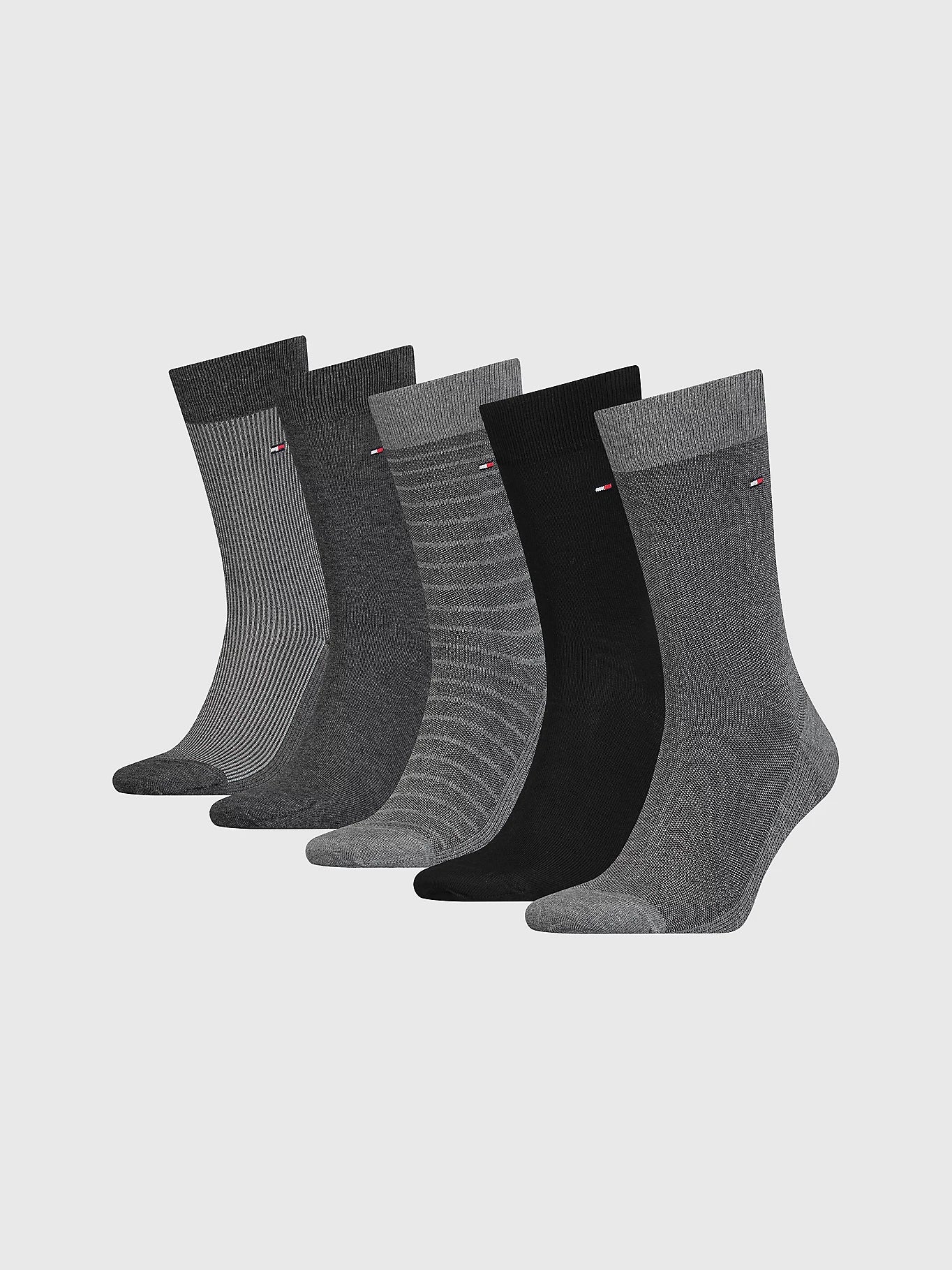 Tommy Hilfiger Sock 5 Pack Grey