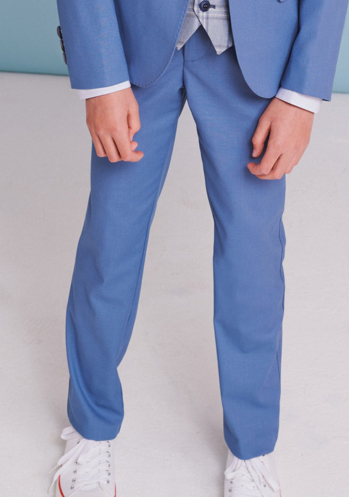 1880 Club Boys Junior Trouser - Greg 75116A Light Blue