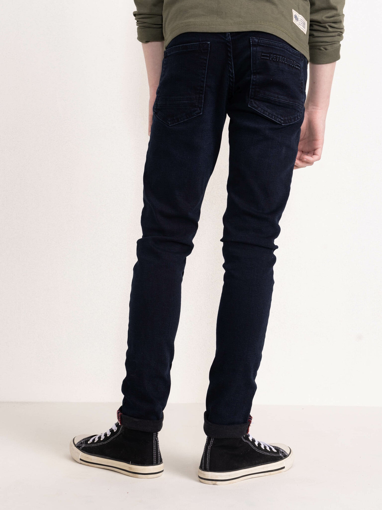 Petrol Industries Boys Nolan Narrow Fit Denim Blue Black