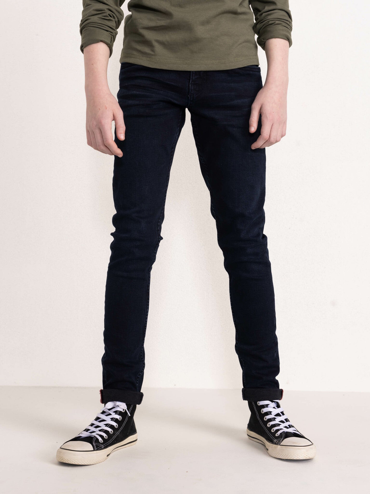 Petrol Industries Boys Nolan Narrow Fit Denim Blue Black