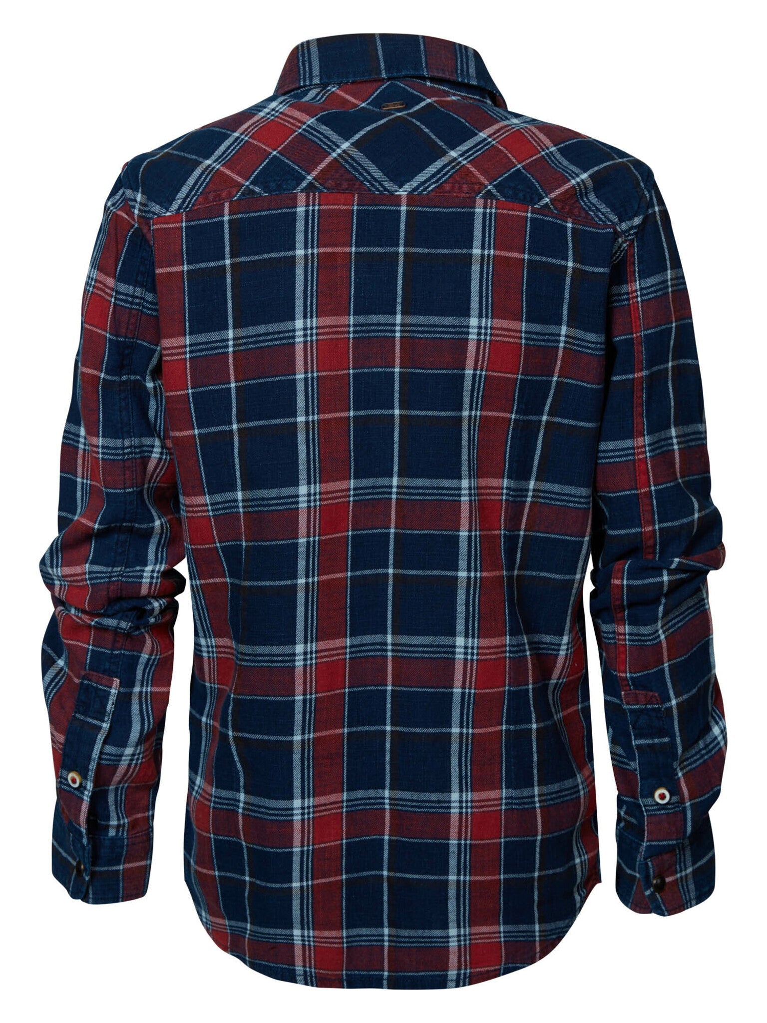 Petrol Industries Boys Check Shirt Spice Red
