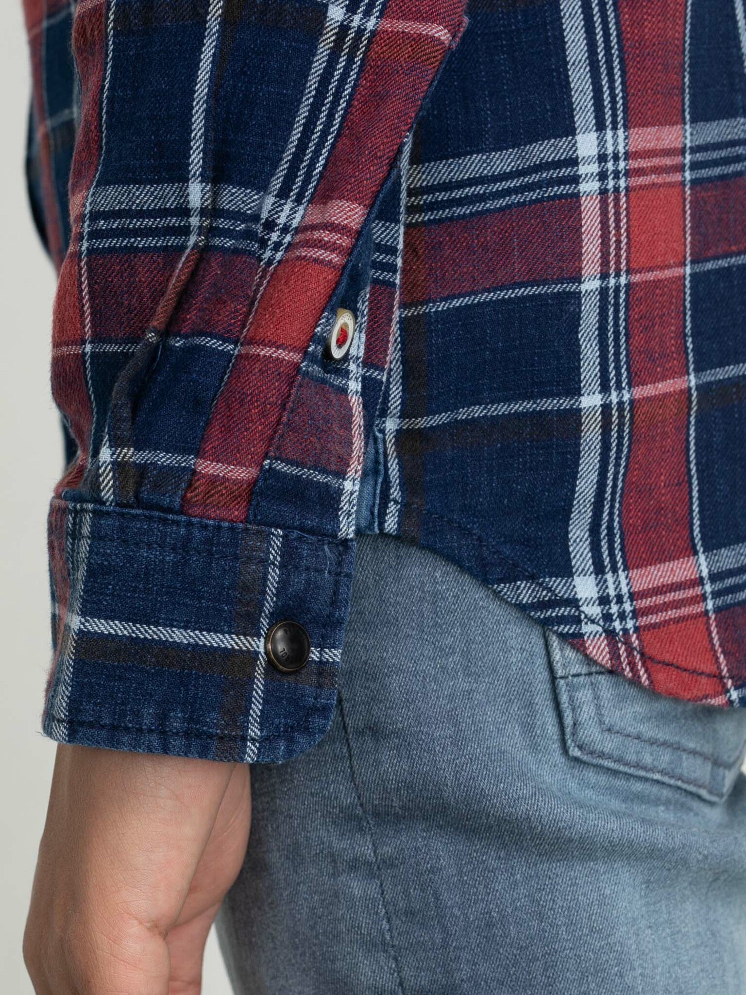 Petrol Industries Boys Check Shirt Spice Red