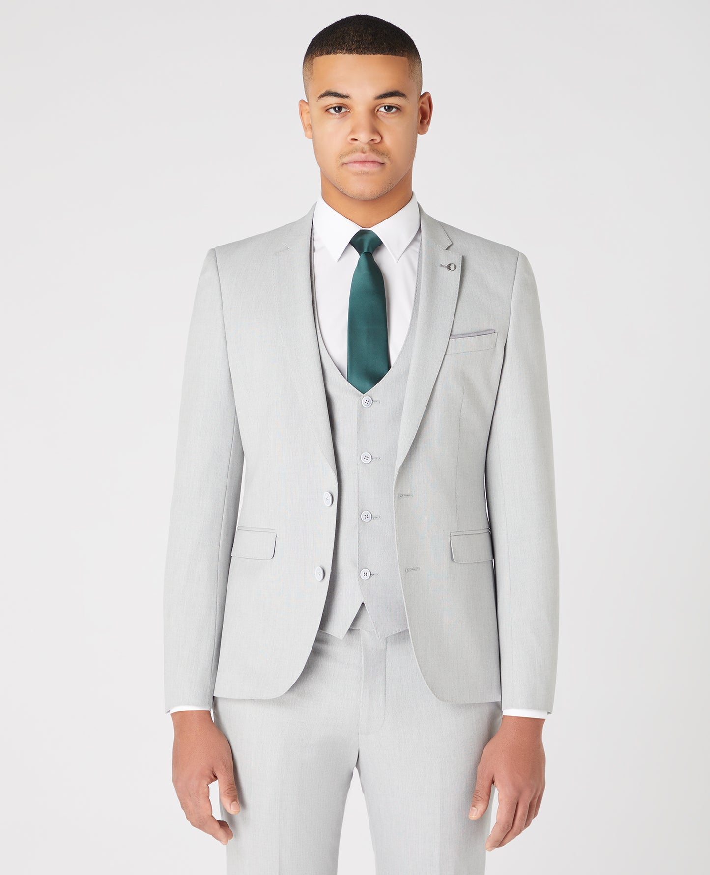 Remus Uomo Laurino Waistcoat Light Grey