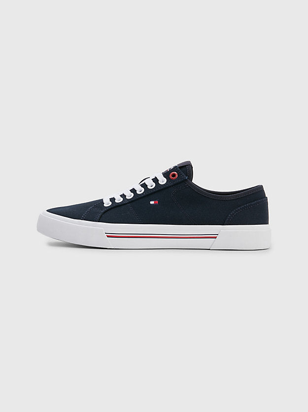 Tommy Hilfiger Core Canvas Trainers Desert Sky
