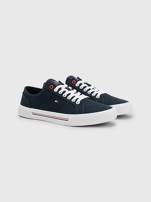 Tommy Hilfiger Core Canvas Trainers Desert Sky